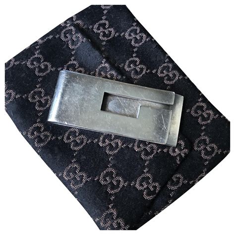 gucci money clip metal